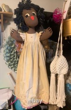 Vintage black dolls african american handmade