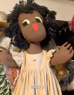 Vintage black dolls african american handmade