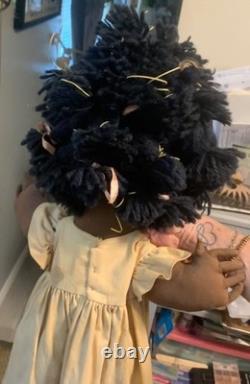 Vintage black dolls african american handmade