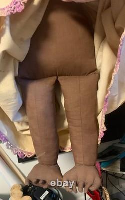 Vintage black dolls african american handmade