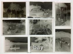 Vtg 1947 AFRICAN AMERICAN Black Family VACATION Photo Negatives NY to Quebec
