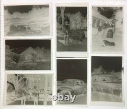 Vtg 1947 AFRICAN AMERICAN Black Family VACATION Photo Negatives NY to Quebec