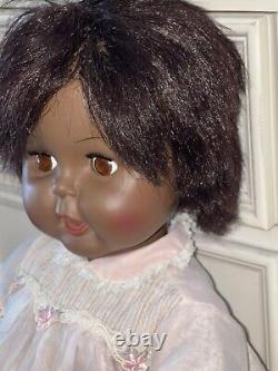 Vtg 1964 Horsman Thirstee Walker Doll Toddler TB-26 Thirsty African American
