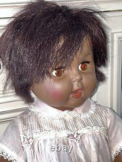 Vtg 1964 Horsman Thirstee Walker Doll Toddler TB-26 Thirsty African American