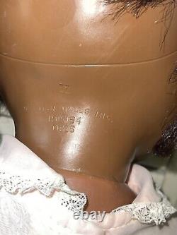 Vtg 1964 Horsman Thirstee Walker Doll Toddler TB-26 Thirsty African American