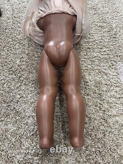 Vtg 1964 Horsman Thirstee Walker Doll Toddler TB-26 Thirsty African American