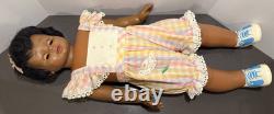 Vtg 1978 Eugene Two Year Old Baby Toddler Doll 29-30 African American Black