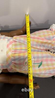 Vtg 1978 Eugene Two Year Old Baby Toddler Doll 29-30 African American Black