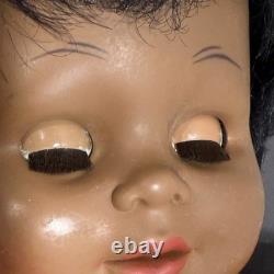 Vtg 1978 Eugene Two Year Old Baby Toddler Doll 29-30 African American Black