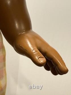 Vtg 1978 Eugene Two Year Old Baby Toddler Doll 29-30 African American Black