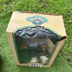 Vtg 1984 Cabbage Patch Kids 16 Black African American Girl Doll In Box Purple