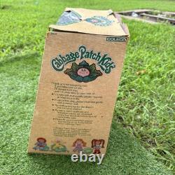 Vtg 1984 Cabbage Patch Kids 16 Black African American Girl Doll In Box Purple