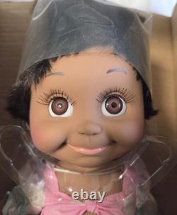 Vtg 90s Baby Face Doll Black SO SHY SHERRI African American MIB Galoob