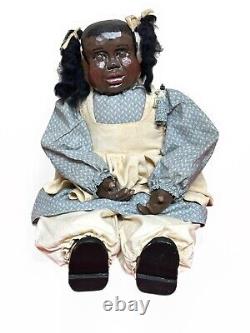 Vtg African American Doll Hannah Arnett Country Store 36 Out Of 200