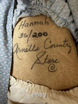 Vtg African American Doll Hannah Arnett Country Store 36 Out Of 200