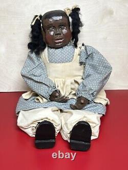 Vtg African American Doll Hannah Arnett Country Store 36 Out Of 200