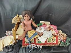 Vtg American Girl ADDY WALKER Old Pleasant Company 18 Black Doll Retired BUNDLE
