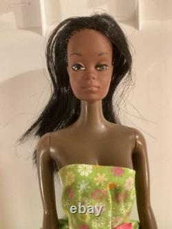 Vtg Black African American SunSet Malibu Christie Barbie Doll (1974-1976)#7745