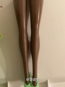 Vtg Black African American SunSet Malibu Christie Barbie Doll (1974-1976)#7745