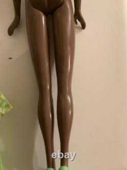 Vtg Black African American SunSet Malibu Christie Barbie Doll (1974-1976)#7745