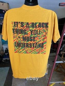 Vtg Black Pride African Born Again Single Stitch 1990s 90s T Shirt Xl