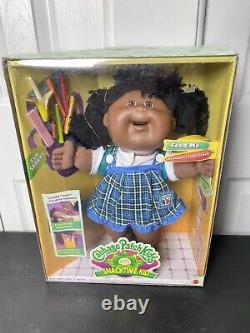 Vtg Cabbage Patch Kids Coleco African American Doll BOX New Black Mattel