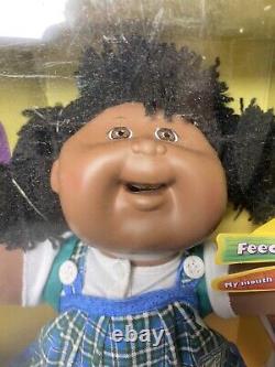 Vtg Cabbage Patch Kids Coleco African American Doll BOX New Black Mattel