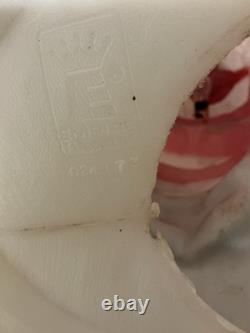 Vtg Empire 41 African American Black Santa Claus Blow Mold Stocking RARE