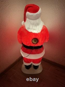 Vtg Empire 41 African American Black Santa Claus Blow Mold Stocking RARE