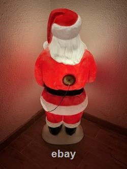 Vtg Empire 41 African American Black Santa Claus Blow Mold Stocking RARE
