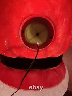 Vtg Empire 41 African American Black Santa Claus Blow Mold Stocking RARE