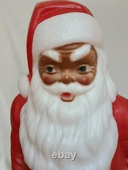 Vtg Empire 46 African American Black Santa Claus Blow Mold Toy Bag RARE