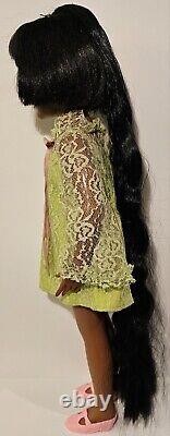 Vtg Ideal Doll Crissy AFRICAN AMERICAN RARE 1968 Super Long Hair! Works