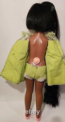 Vtg Ideal Doll Crissy AFRICAN AMERICAN RARE 1968 Super Long Hair! Works