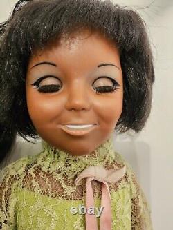 Vtg Ideal Doll Crissy AFRICAN AMERICAN RARE 1968 Super Long Hair! Works