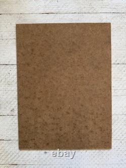 Vtg Mid Century African American Oil Portrait Black Americana Abstract Post War