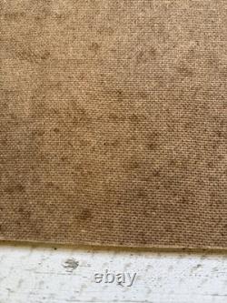 Vtg Mid Century African American Oil Portrait Black Americana Abstract Post War