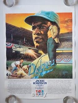 Vtg Set Of 10 Pepsi Black Presence Posters Jackie Robinson African American