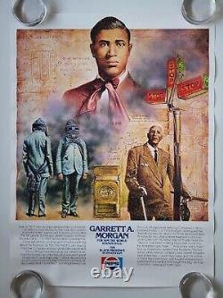 Vtg Set Of 10 Pepsi Black Presence Posters Jackie Robinson African American