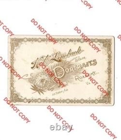 WOW RARE c. 1890 African American Black Nanny White Baby ROANOKE VA Cabinet Card