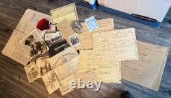 WW2 Black African American Soldier Military Records Documents and Photos
