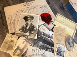 WW2 Black African American Soldier Military Records Documents and Photos
