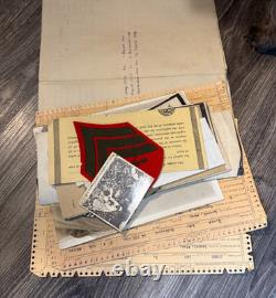 WW2 Black African American Soldier Military Records Documents and Photos