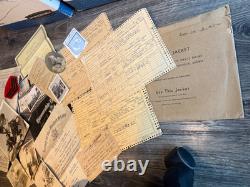 WW2 Black African American Soldier Military Records Documents and Photos