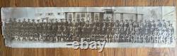 WWII African American 351st Supply Co Panoramic Photo Black Regiment