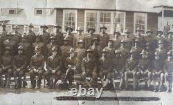WWII African American 351st Supply Co Panoramic Photo Black Regiment