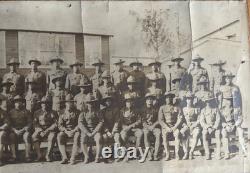 WWII African American 351st Supply Co Panoramic Photo Black Regiment
