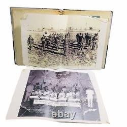 WWII US Black African American Soldiers Lot of (8) Photo Album Musicians 1940's