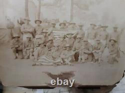 WWI 1918 African American photo Black History +3 RPPC Harlem Hellfighter 369Rgt