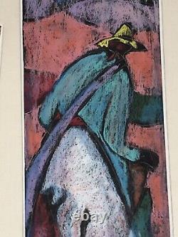 William Tolliver (US/Mississippi) African-American Original Pastel 1988